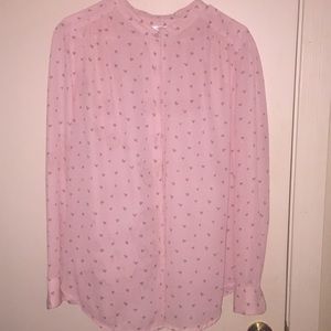 Long sleeved button down shirt